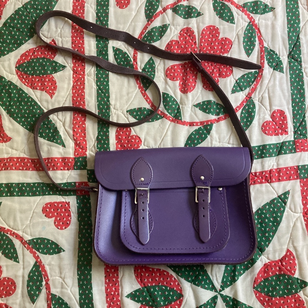 The Cambridge Satchel Company Purple Crossbody Purse